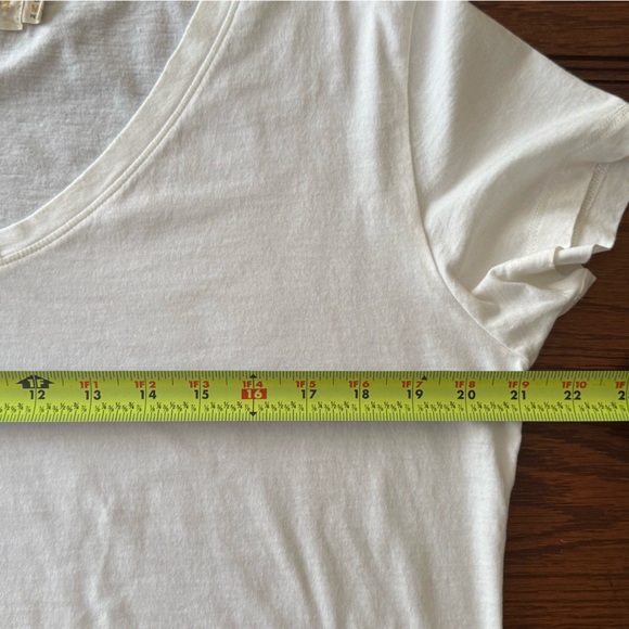 Nation basic  Ultra Deep V-Neck Tee, M - Picture 7 of 8